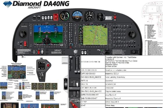 Diamond Aircraft DA40NG/DA42NG Spare Parts