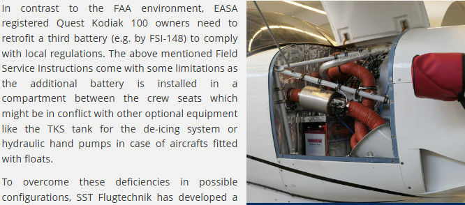 General Turbine Aviation Spare Parts For KODIAK Big Brown Bear Aircraft