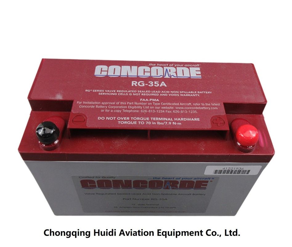 RG-35A RG-35AXC Aircraft Spare Parts Concorde Lead Acid Battery