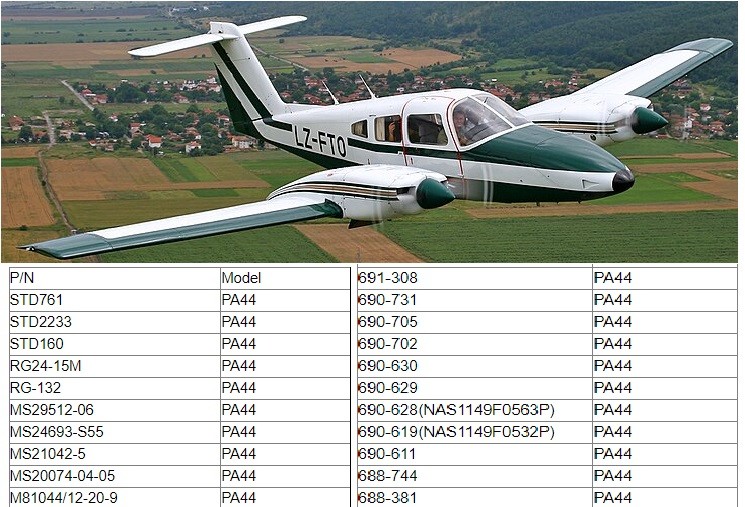 Superior Piper PA-44 spare parts For Unmatched Aircraft Performance